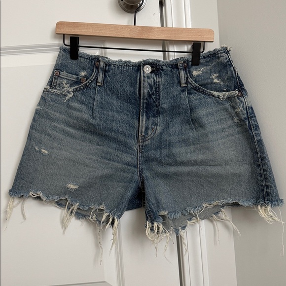 Moussy Vintage MV Ludlow No Belt Shorts Size 27 - Picture 2 of 11